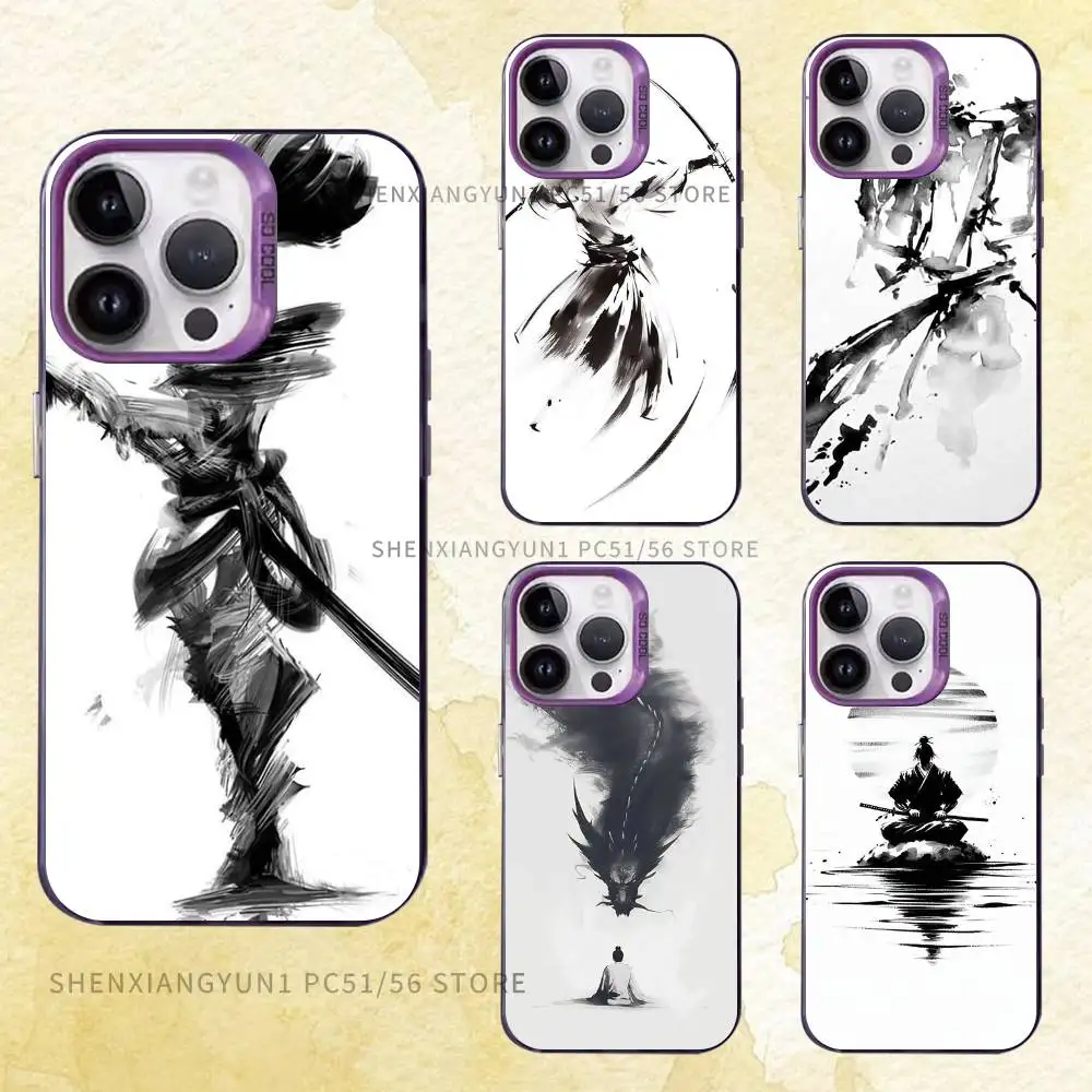 

Chinese ink painting kung fu Phone Case For iPhone 17 16e 16 15 14 13 12 Pro Max X XR XS MAX Back Cover