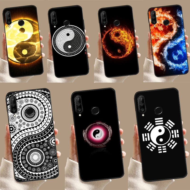 Funda de Tai Chi para Huawei P30 Pro P20 P40 Lite Nova 11i 8i 3i 11 9 10 SE 5T Y60 Y70 Y90 Y61 Y91