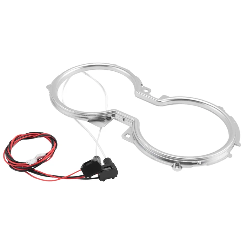 

5X Car LED Central Cup Holder Lights Decorative Lamp Atmosphere Ambient Light Ice Blue For Toyota Camry 2018-2022-B51B