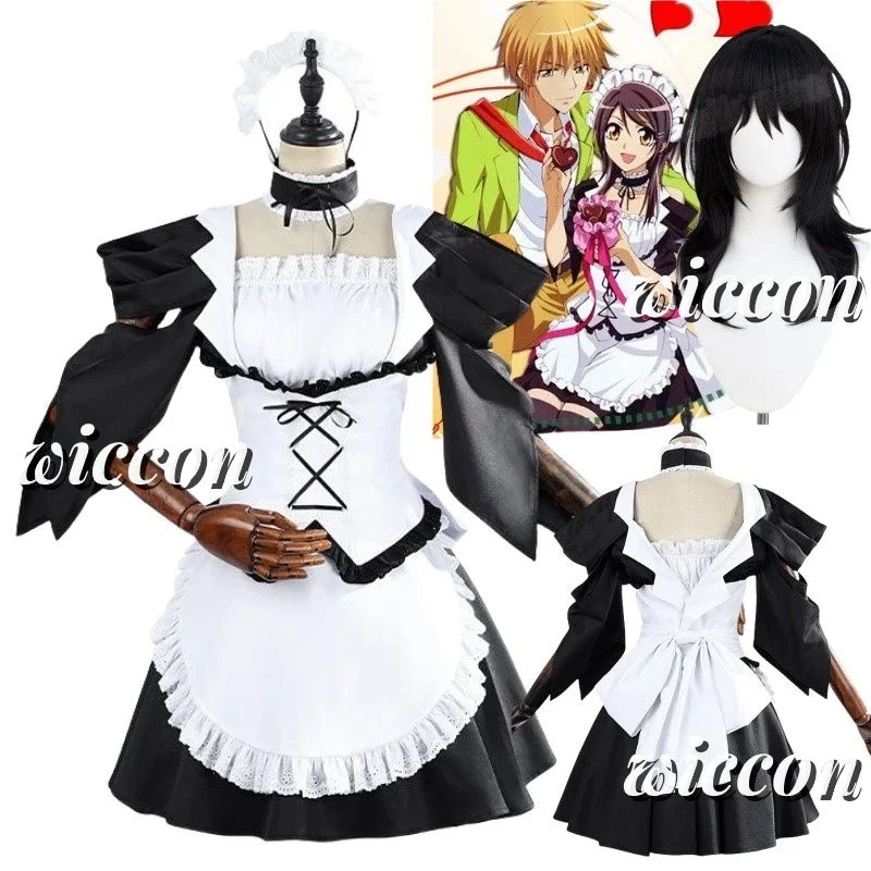 

Kaichou Wa Maid Sama Maid Outfit Униформа Косплей Костюм Для Женщин Платье Лолиты Аниме Костюм Хэллоуин Custom Make