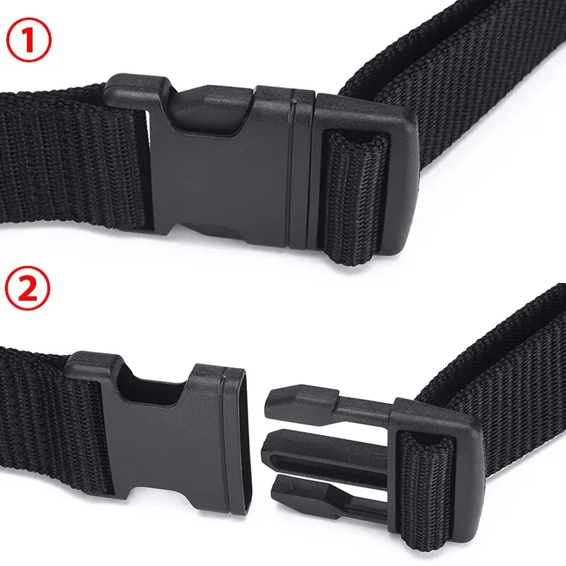 Men\'s Belt Without Metal Plastic Buckle Belt High Quality Canvas For Nylon Belt Tactical Belt Outdoor Woven Belt Neutral Belts