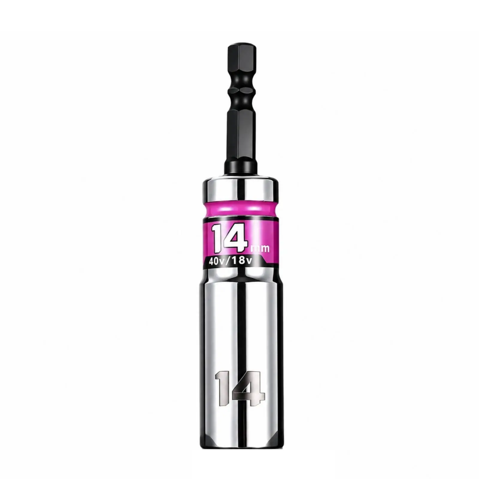 Rotating Universal Impact Socket 12 Point Deep 97mm 1/4 Hex for Awkward Angle Fastener Jobs
