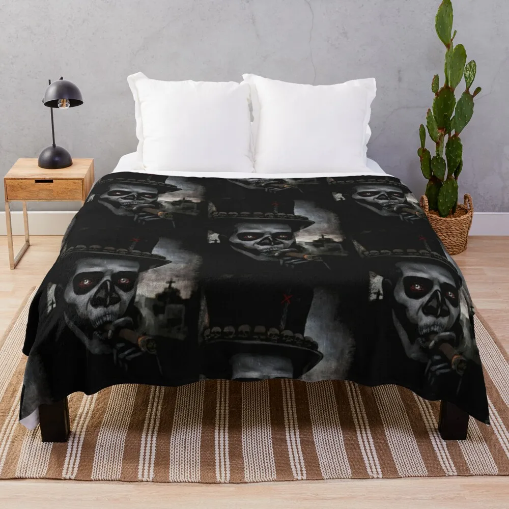 

Voodoo Man Throw Blanket Flannel Fabric Warm Sleeping Bag Blankets