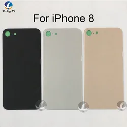 EU Version WIth CE Back Cover With Adhesive For iphone 8 8P Plus X XS Max XSM Rear Housing Glass With Logo + Sticker