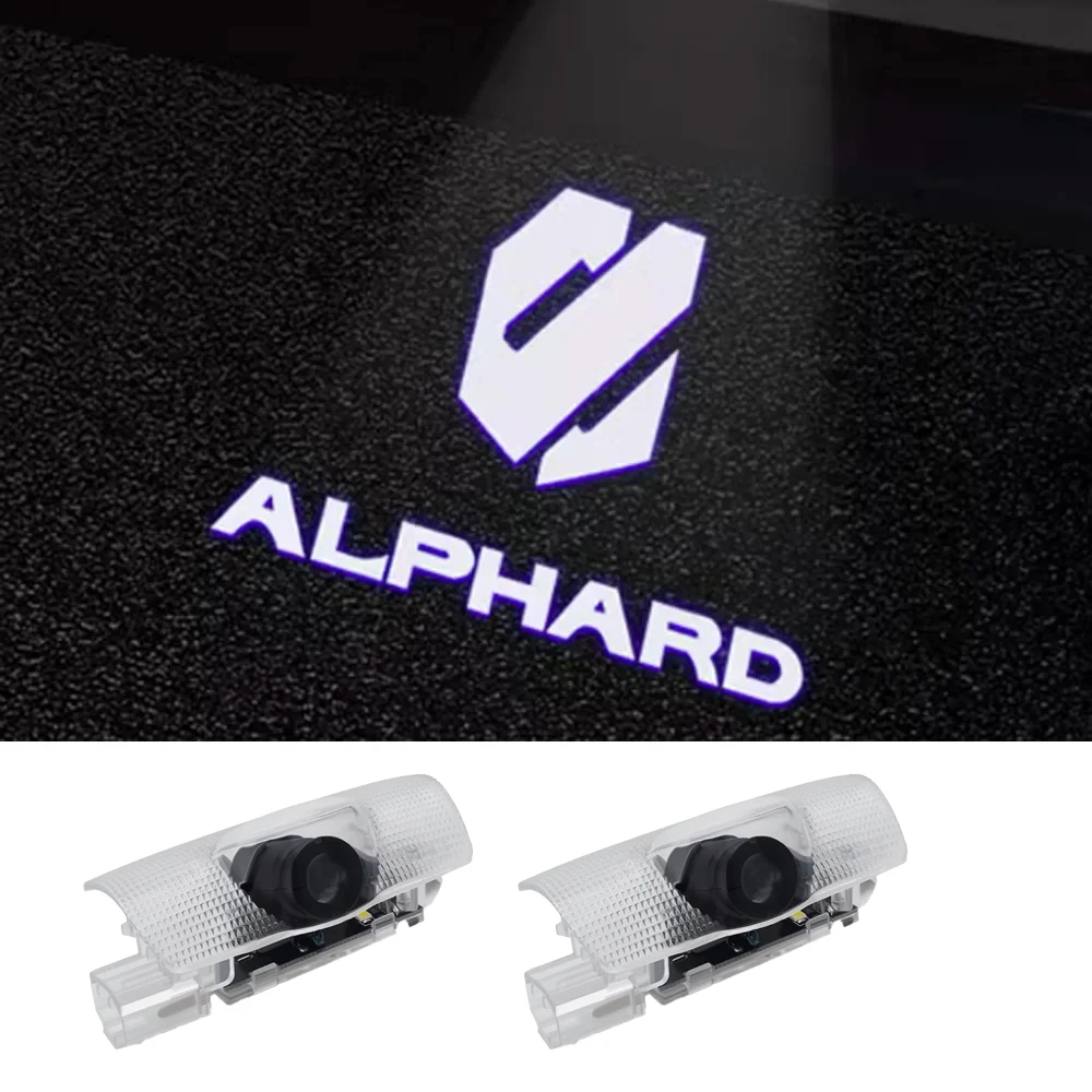 For Toyota Alphard Car Styling Toyota Shadow Light LED Door Atmosphere Lamp White Alphard Ghost Door Light Carpet Courtesy Light