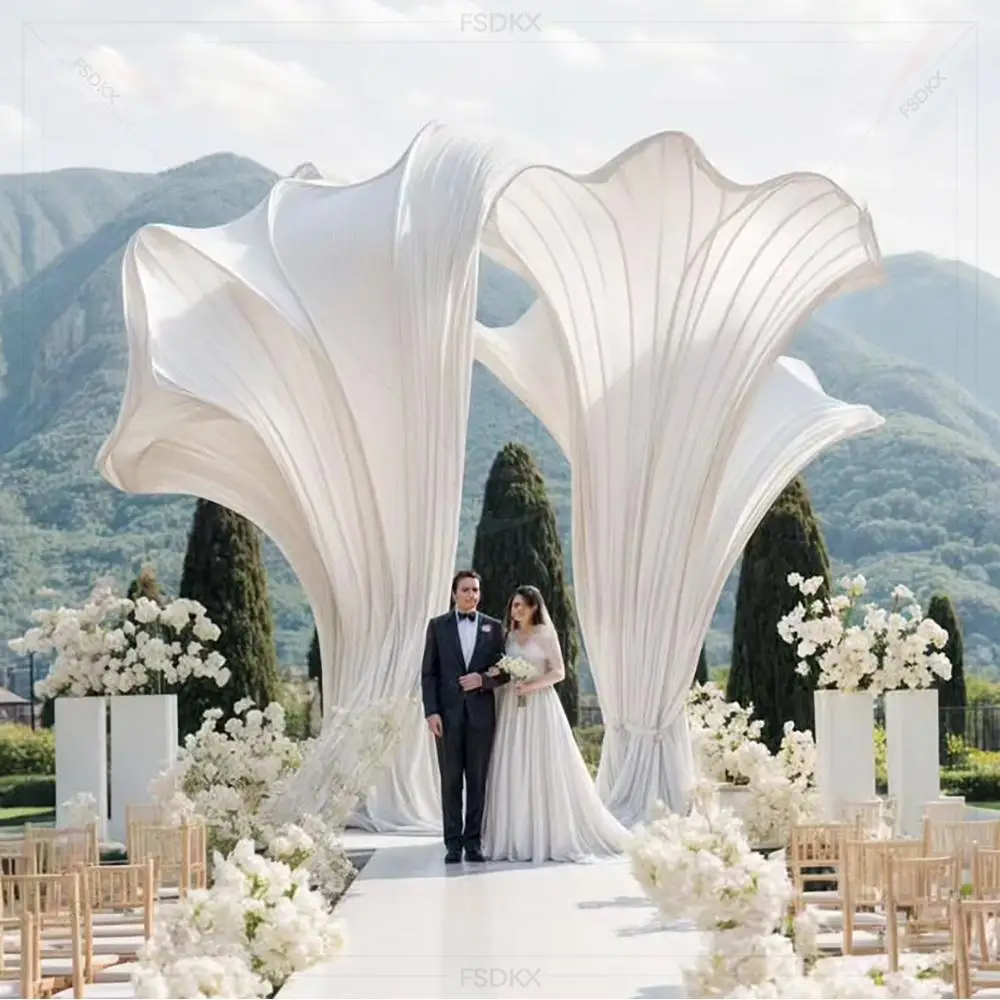 

FSDKX Customized Large-sized Giant Flower Paper Art Large Flower Wedding Decoration Photography Props Decoration