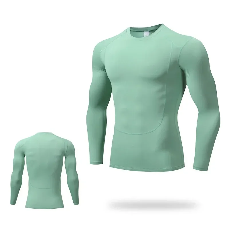 Hombres Mujeres compresión correr Base larga camiseta ajustada Fitness deporte baloncesto fútbol esquí entrenamiento gimnasio ropa inferior H02