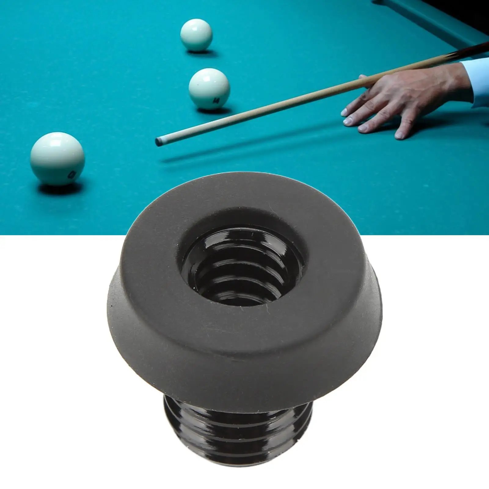 Anti-Collision Billiard Cue Rear Plug Bumper - for pool Stick Cover for Table