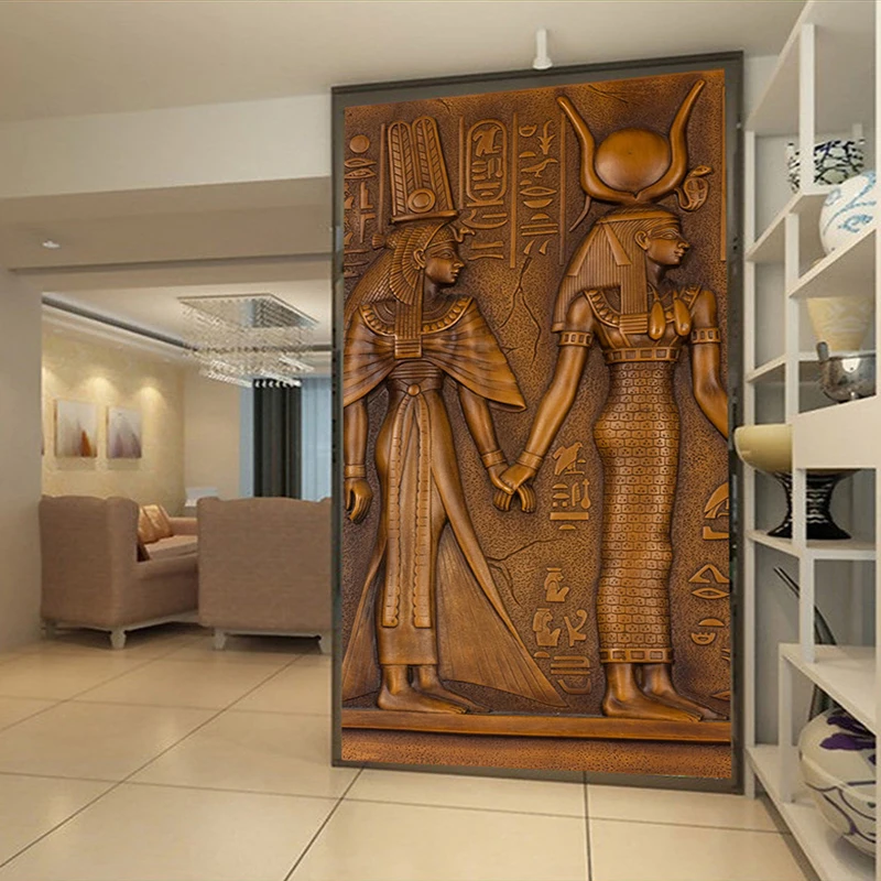 

Custom 3D Wallpaper Stereo Embossed Figure Decorative Background Wall Painting European Style Vintage Hotel Murals Backdrop