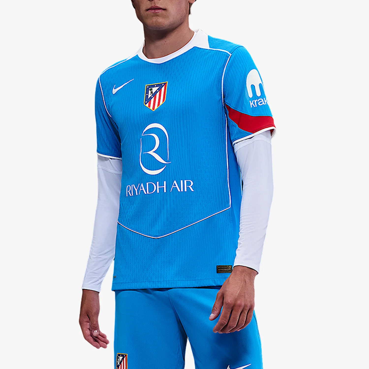 Nike Authentic Madrid Athletic Men's Dry Breathable Football Sports T-Shirt HM3192-407