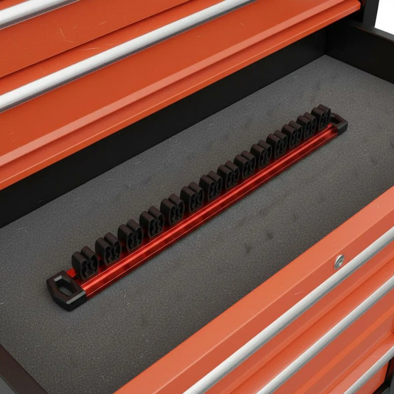 Screwdriver Stand Wall Mount Organizer Aluminum Rack for Garage Tools Storage and Repair Bench Efficiency