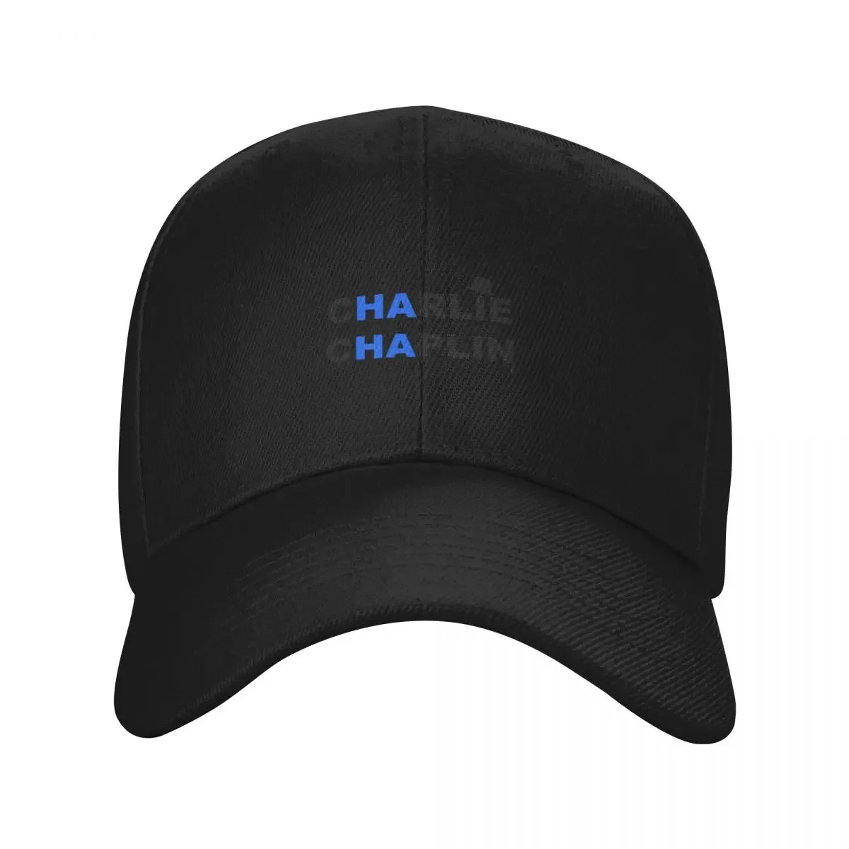 Charlie Chaplin - HA HA (blue) Baseball Cap sailor cap for men Trucker Hat Designer Hat Men Golf Wear Women's