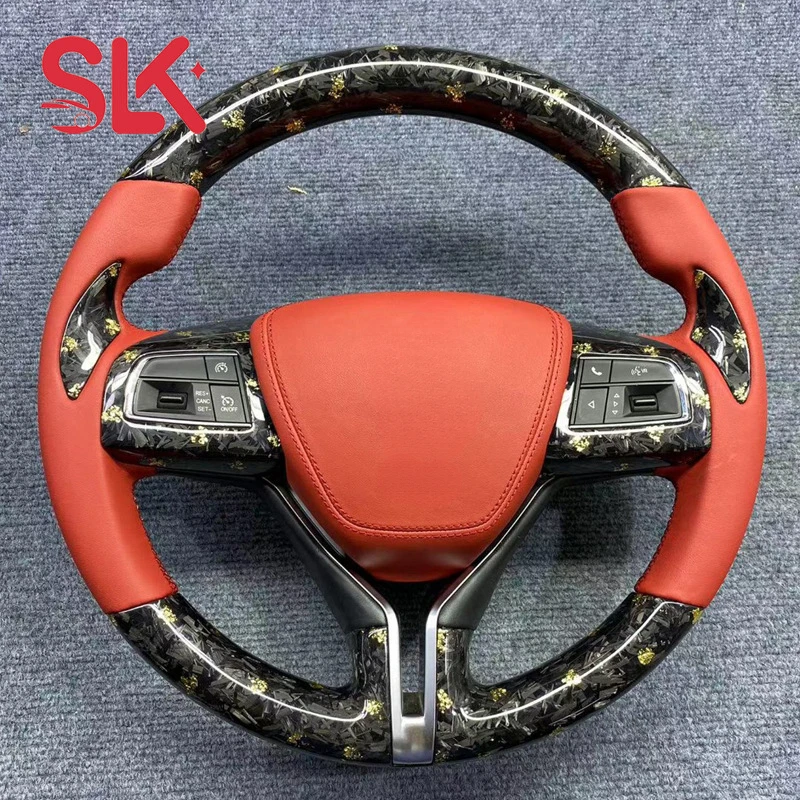 

For Maserati Quattroporte Carbon Fiber Steering Wheel Modification (LED Version)