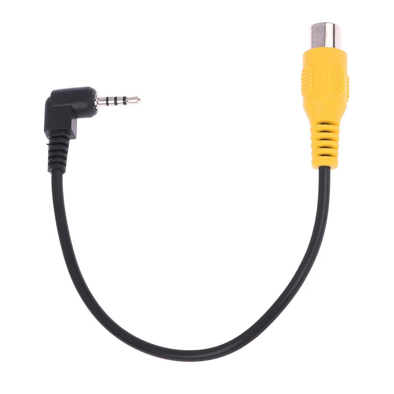 1PC AV In Video Cable Adapter 2.5mm AV Jack Male Plug To RCA Female Adapter Cable for GPS and Rear Camera Converter Cable