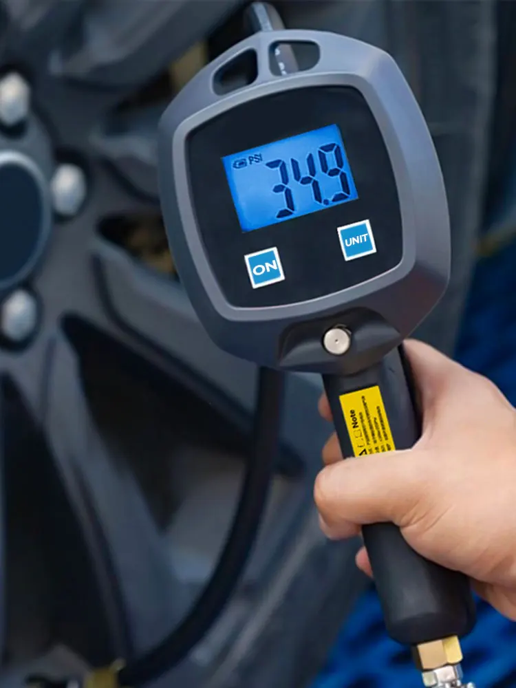 Manomètre universel pour pneus de voiture, affichage numérique, pistolet de gonflage de surveillance de haute précision