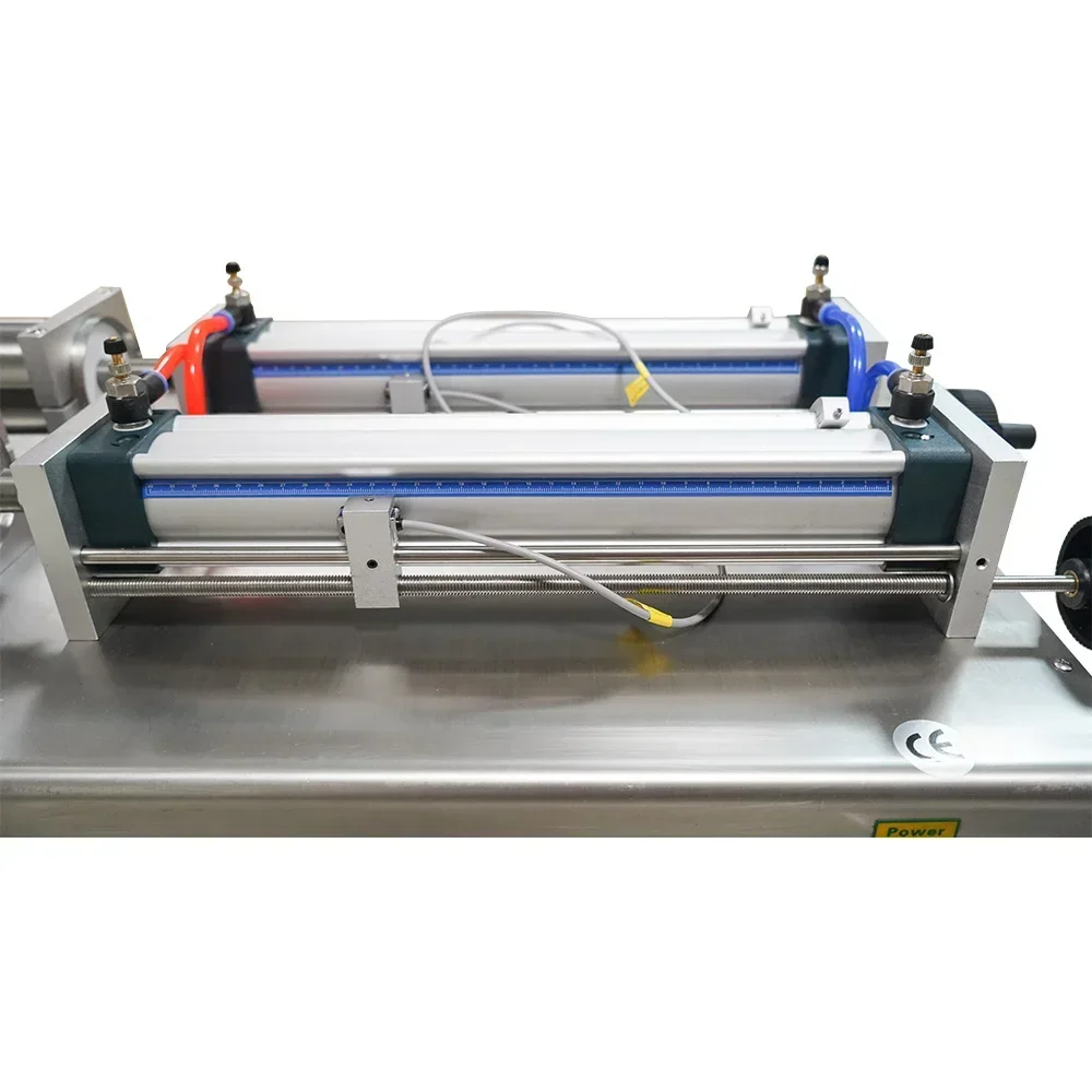 이중 헤드 액체 페이스트 충전기 꿀 병 충전기