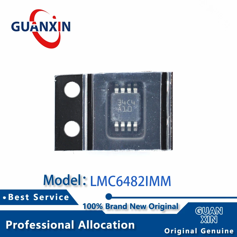

100% New LMC6482IMM LMC6482IMMX VSSOP-14 Marking A10 LMC6482