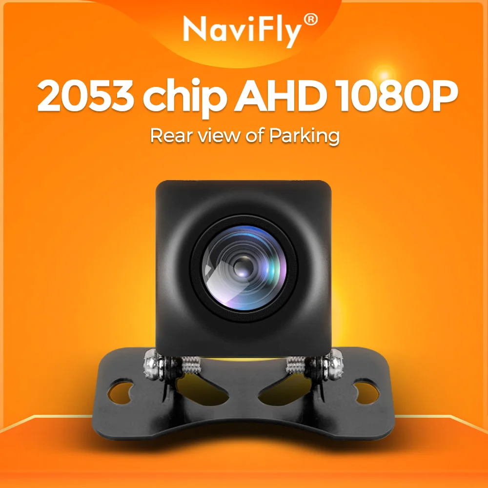 

NaviFly AHD 1080P 170 ° Широкоугольная камера ночного видения IP68 Автомобильная резервная задняя камера для универсального автомобильного мультимедийного плеер Android