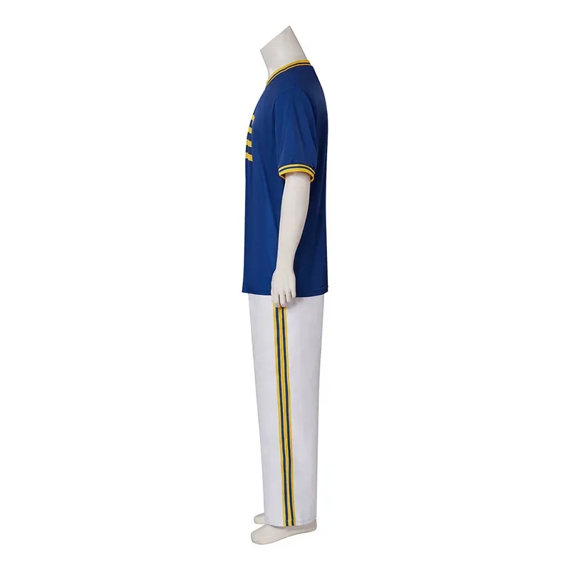 20151123 Taylor Cheerleader Top pants Men TS Shake It Off Blue Yellow Cheerleading Outfits Halloween Party Concert Costume for M