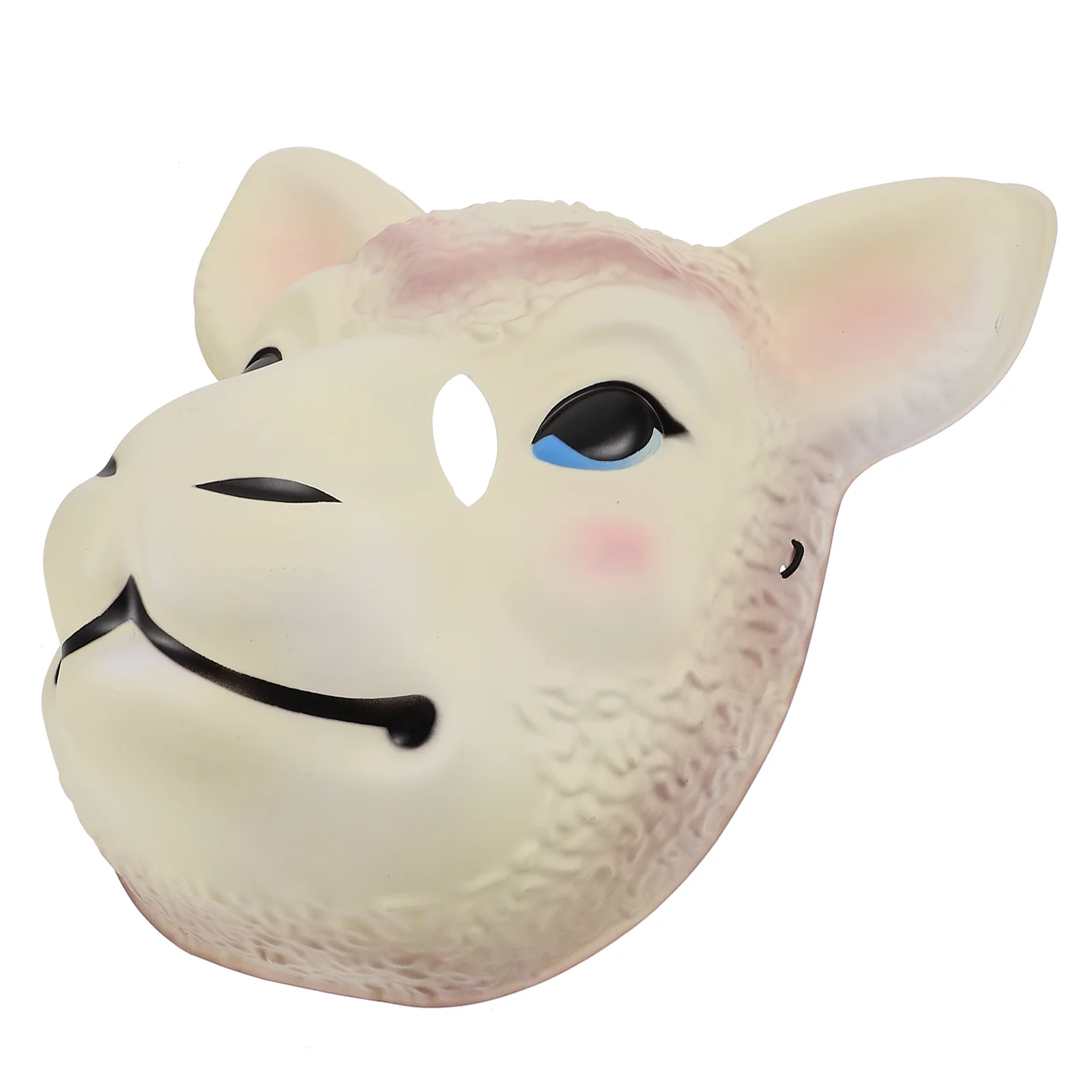 Sheep Mask Cosplay Decorative Mask Halloween Mask Simulation Sheep Head Mask Fancy Dress Up Halloween Adult Costume Mask