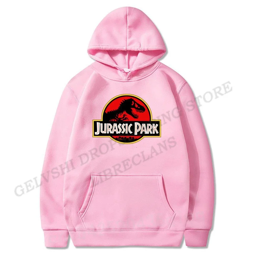 Jurassic Park Hoodies Vintage Print Sweatshirts Men Women Fashion Neutral Loose Sweatshirt Oversized Hoodie Tracksuit Clothing