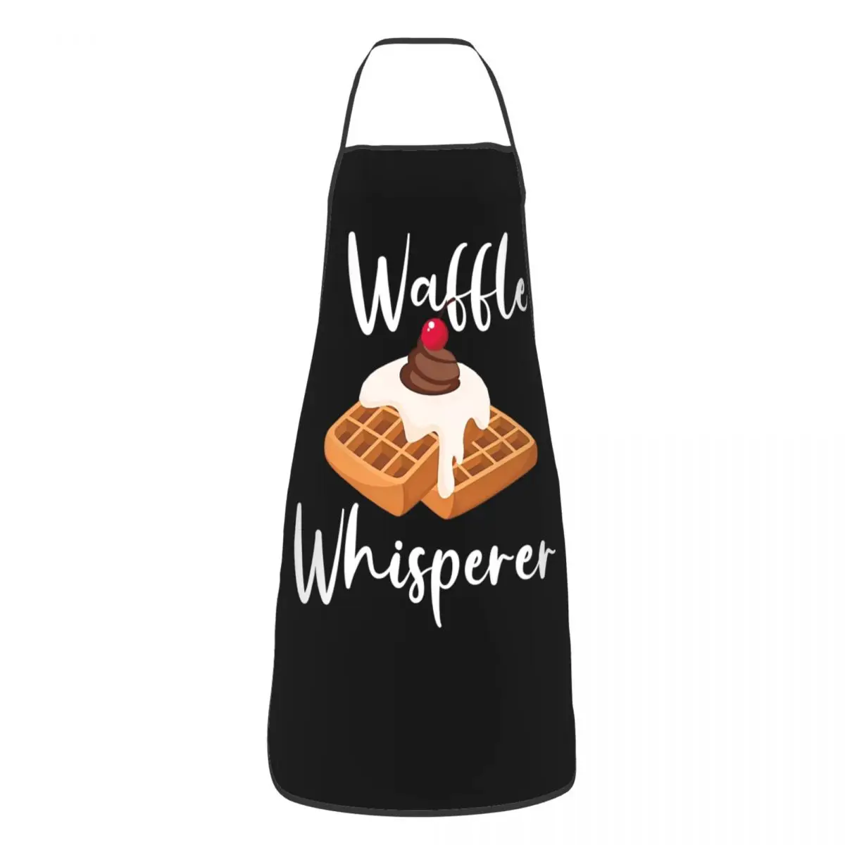 Waffle Whisperer Aprons Chef Cooking Baking Tablier Sleeveless Bib Kitchen Cleaning Pinafore for Women Men Gardening