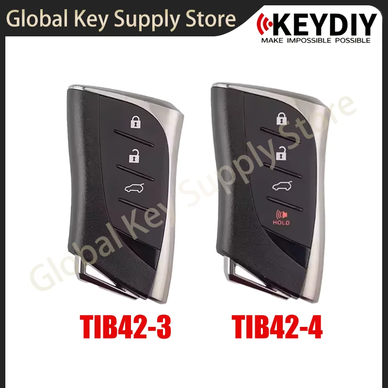 KEYDIY TIB42-3 TIB42-4 Universal Smart Car Remote Key for Lexus Type 3/4 Buttons