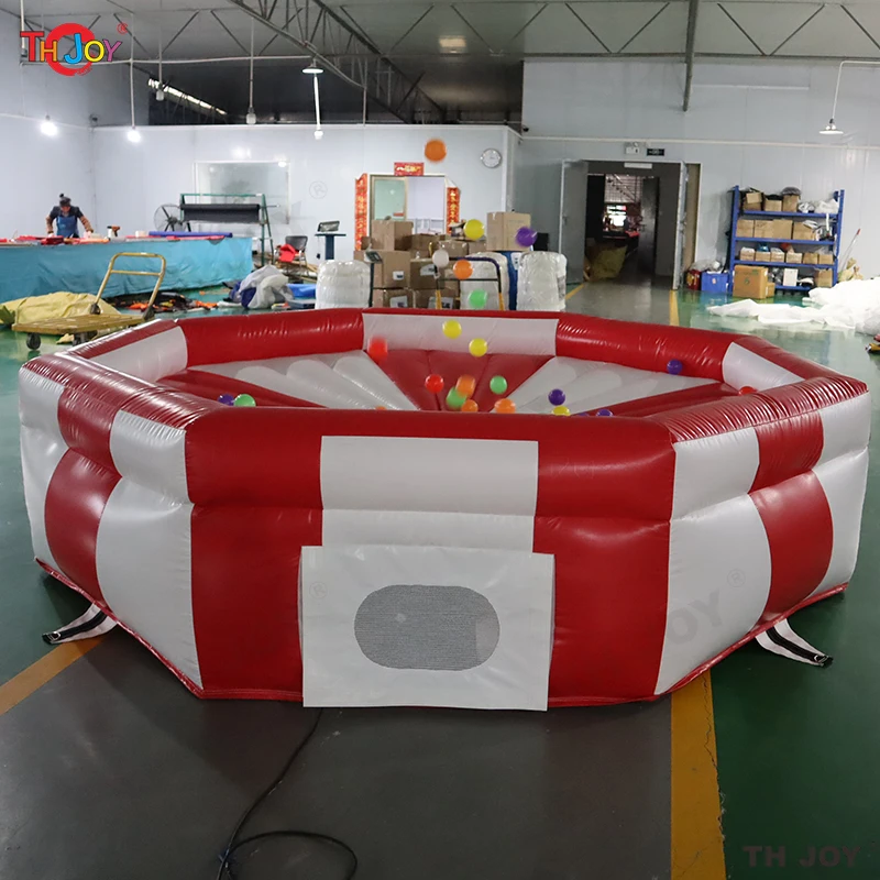 2024 New Games 3m Inflatable Floating Bubble Pingpong Balls Catching Balls Carnival Games For Kids