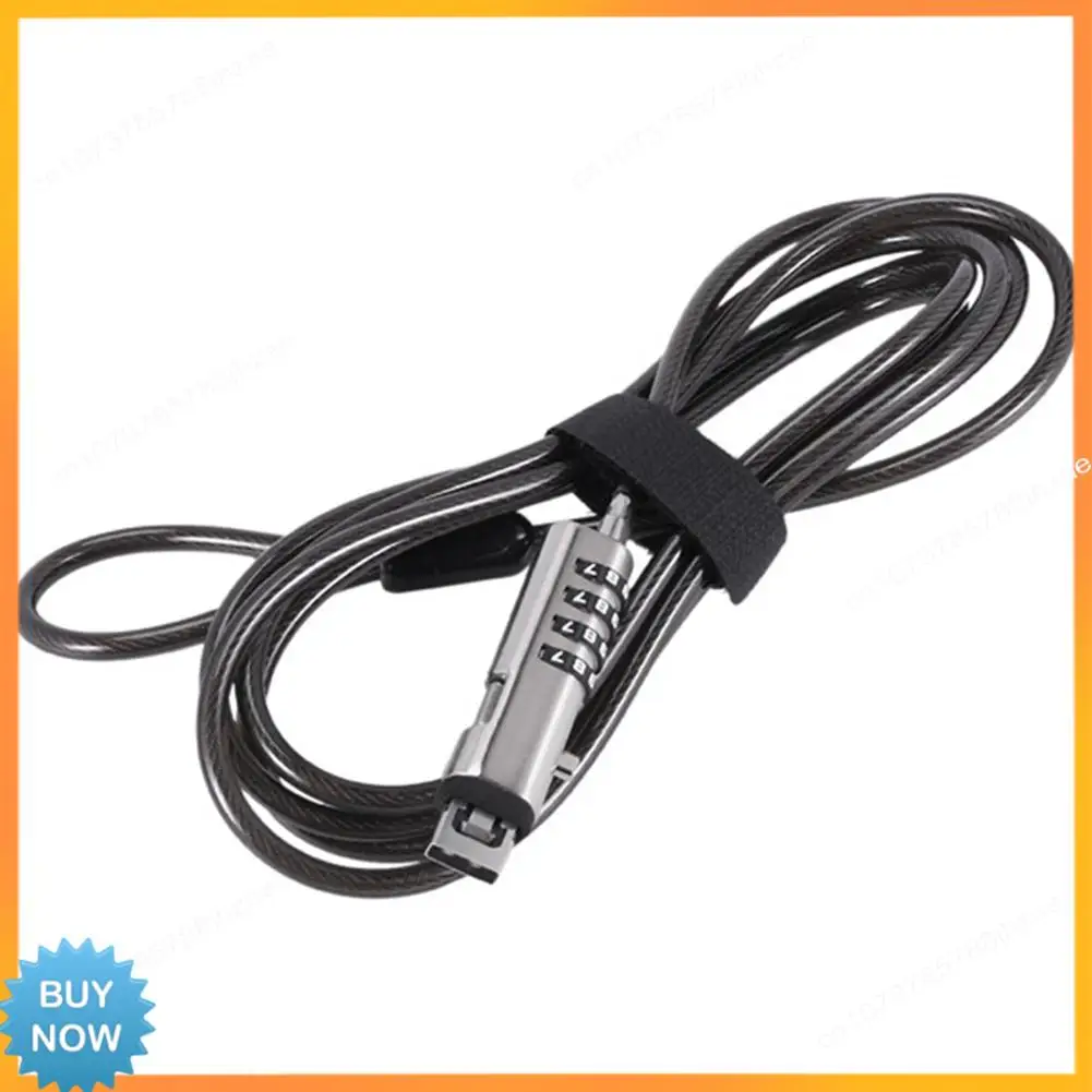

A10R 2Pcs USB Notebook Laptop Combination Lock Universal Security USB 4 Digit Combination Lock For PC Laptop Computer