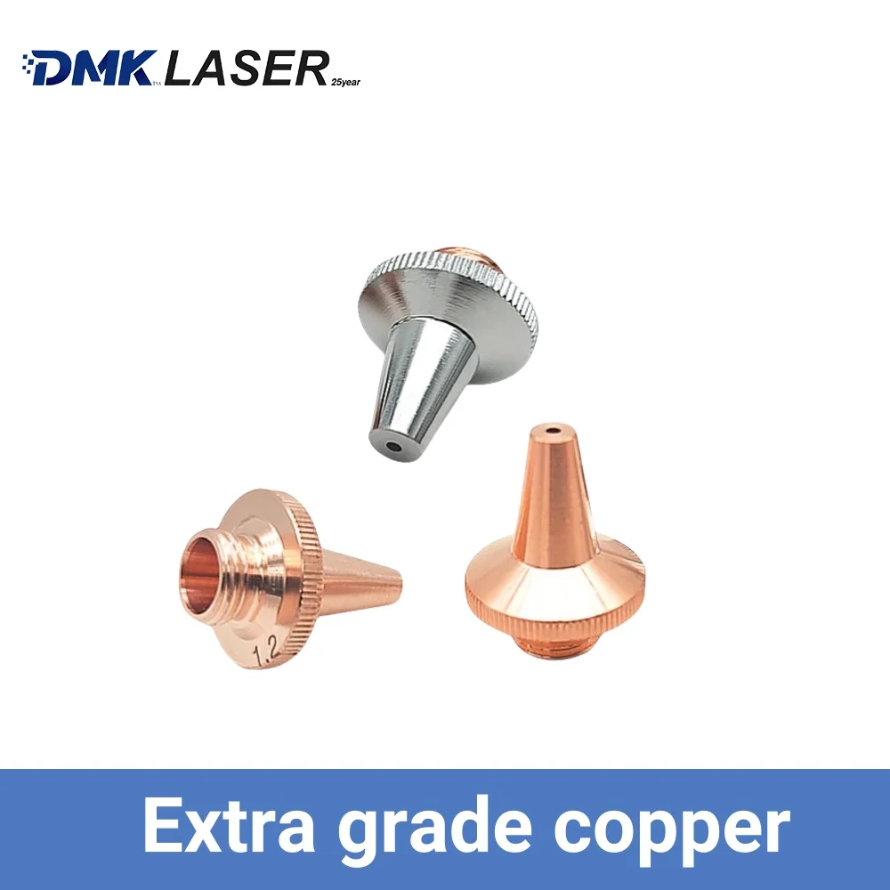 3D Laser Cutting copper Nozzle M8 D15 H19 single double layer For oapri raytools Laser Cutter Head  Part