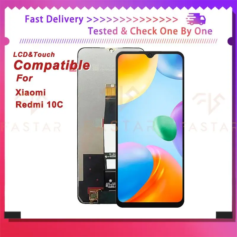 

6.71"Original For Xiaomi Redmi 10C LCD Display Touch Digitizer Assembly Replacement Phone Screen Redmi10C lcd