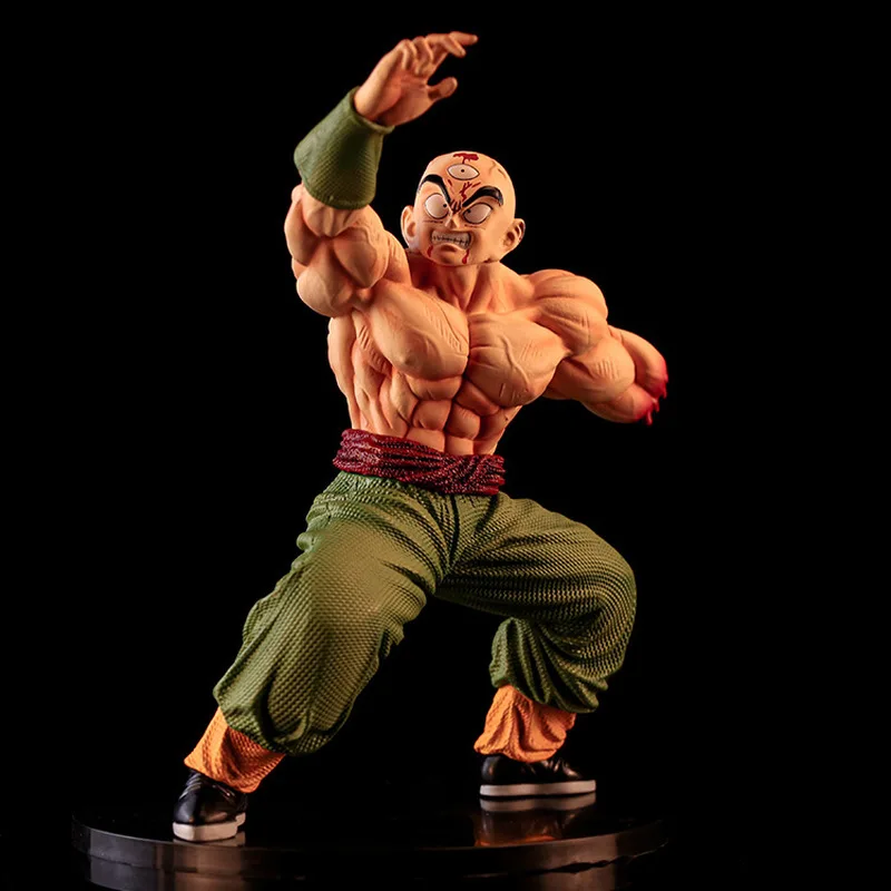 Dragon Ball Broken Arm Tien Shinhan Figure Model Anime Peripheral Model Ornaments Children's Toy Christmas Gift