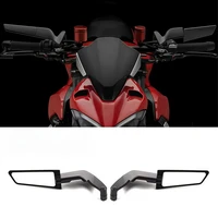 Accesorios para motocicleta espejos Stealth Winglets espejo para girar espejos ajustables para Yamaha Mt 03 07 09 R1R3R7 Xmax Ktm Bmw
