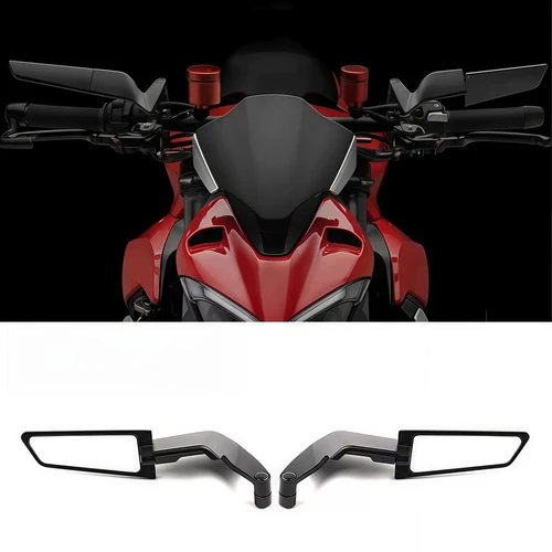 Accesorios para motocicleta espejos Stealth Winglets espejo para girar espejos ajustables para Yamaha Mt 03 07 09 R1R3R7 Xmax Ktm Bmw