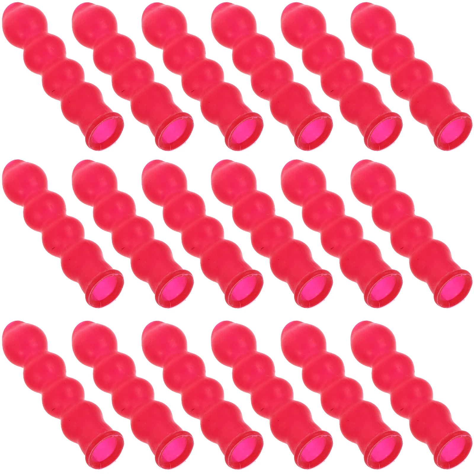 

30 Pcs Sealing Cap Protective Cover Caulking Tubes Tip Glass Rubber Leakproof Versatile Glue Mouth Covers Saver Nozzles