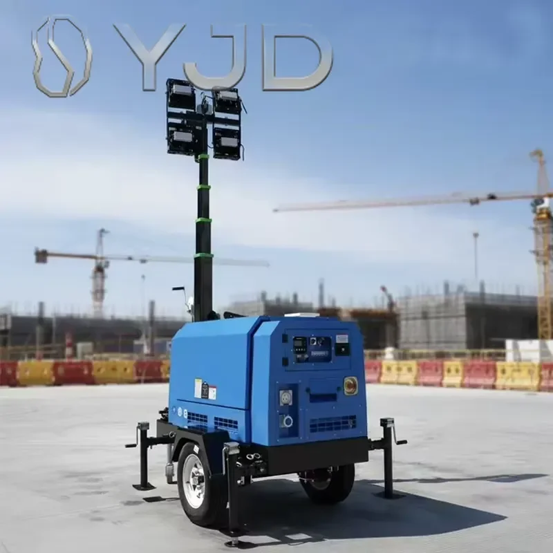 Light Tower 7kva 10kva 15kva 20kva 25kva 30kva UKPerkins Lighthouse Diesel Generator LED Manual Joystick EPA