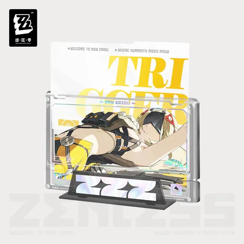 [Genuine] miHoYo Game Zenless Zone Zero Fixed Frame Acrylic insert Set Seed Orphie Trigger Anime Ornament Prop Cosplay Xmas Gift 5