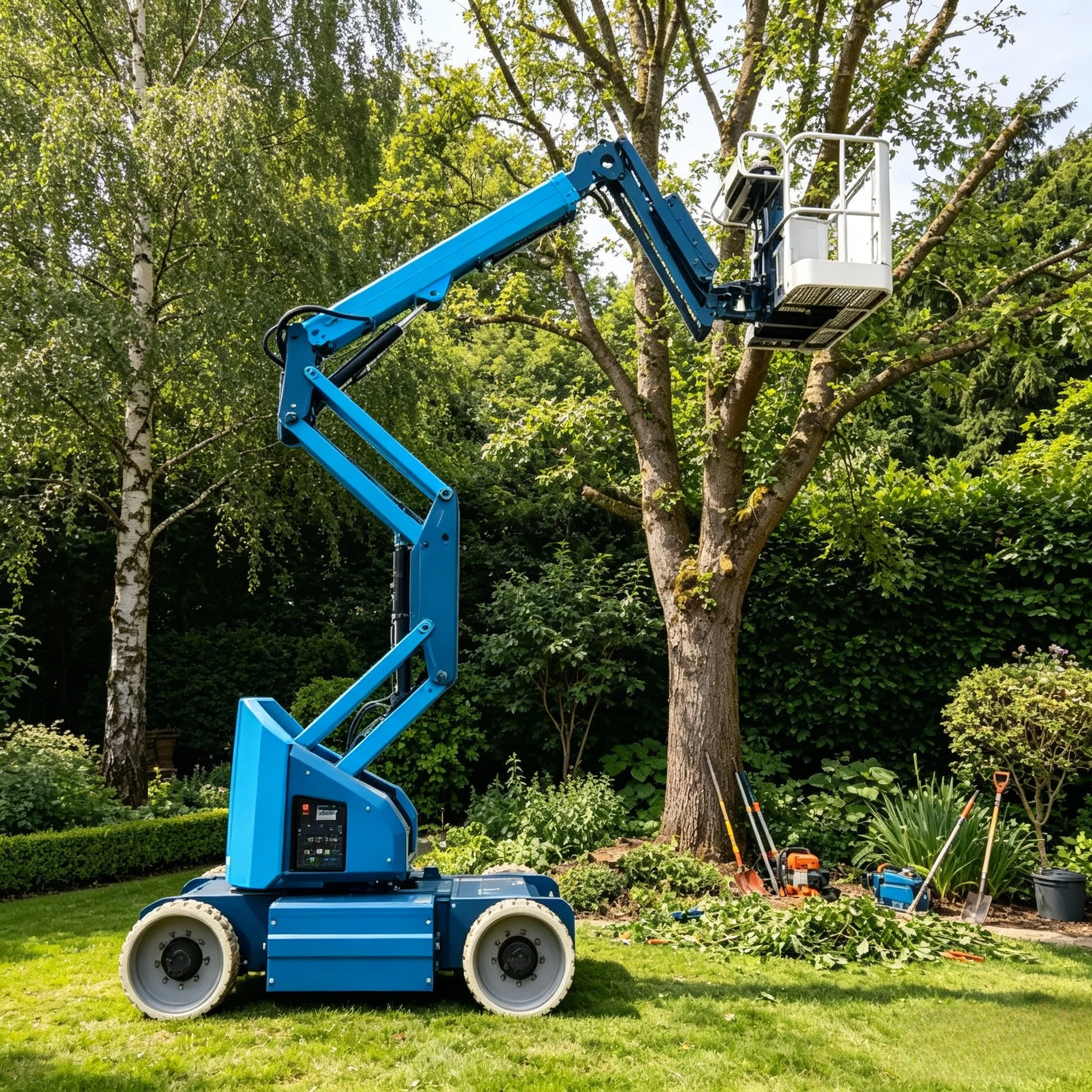 Hot Sale Self-Propelled Telescopic Lift Platform New Hydraulic Boom Mobile Articulated Crank Arm Industrial Lift Chain Sling