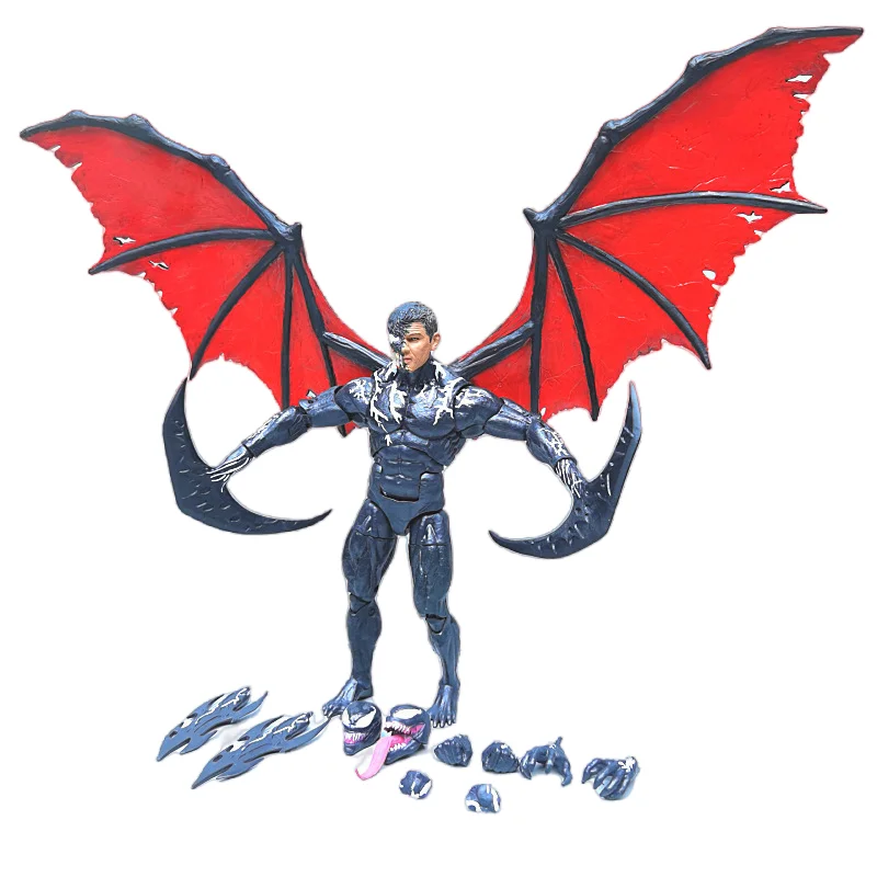 New Venom Spider Man With Wings legends Action Figure The Amazing Spider-Man Toys Model Doll Collectible kids For Toy Gift