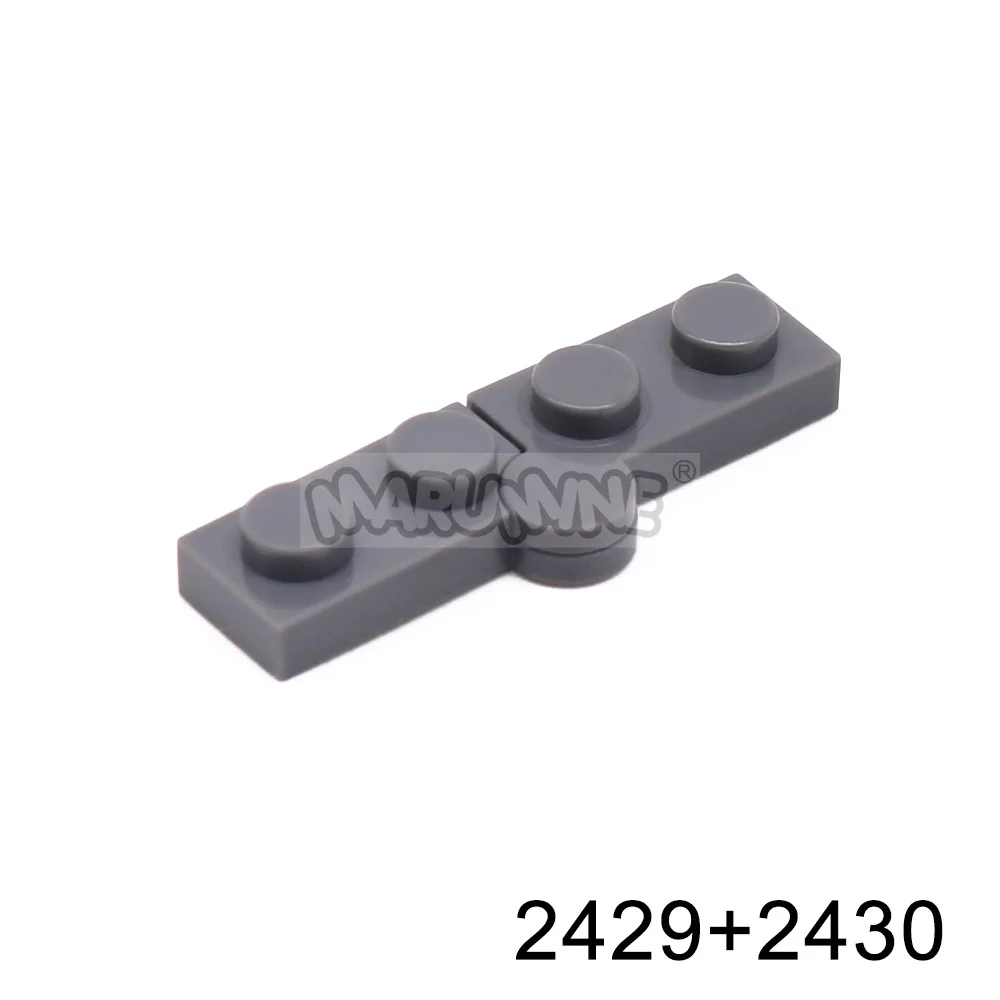 MARUMINE MOC Blocks Changeover Catch 60 Stück drehbare Bausteine, Scharnierplatte, kompatibel mit 2429 44301 60478 63868 48336