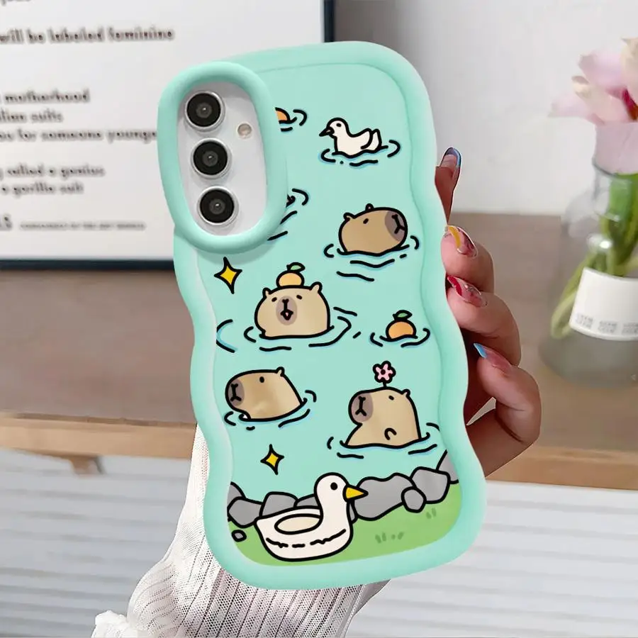 Funny Capybara Phone Case for Samsung Galaxy A20s A30s A50s A02s A03s A04e A05s A06 A11 A21s A51 Soft Shell