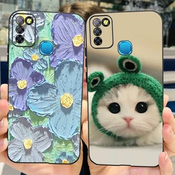 For Infinix Smart 5 Case Hot 10 Lite X657 X657B X657C Luxury Painted Bumper Phone Case For Infinix Hot 10 Lite Smart5 Back Cover