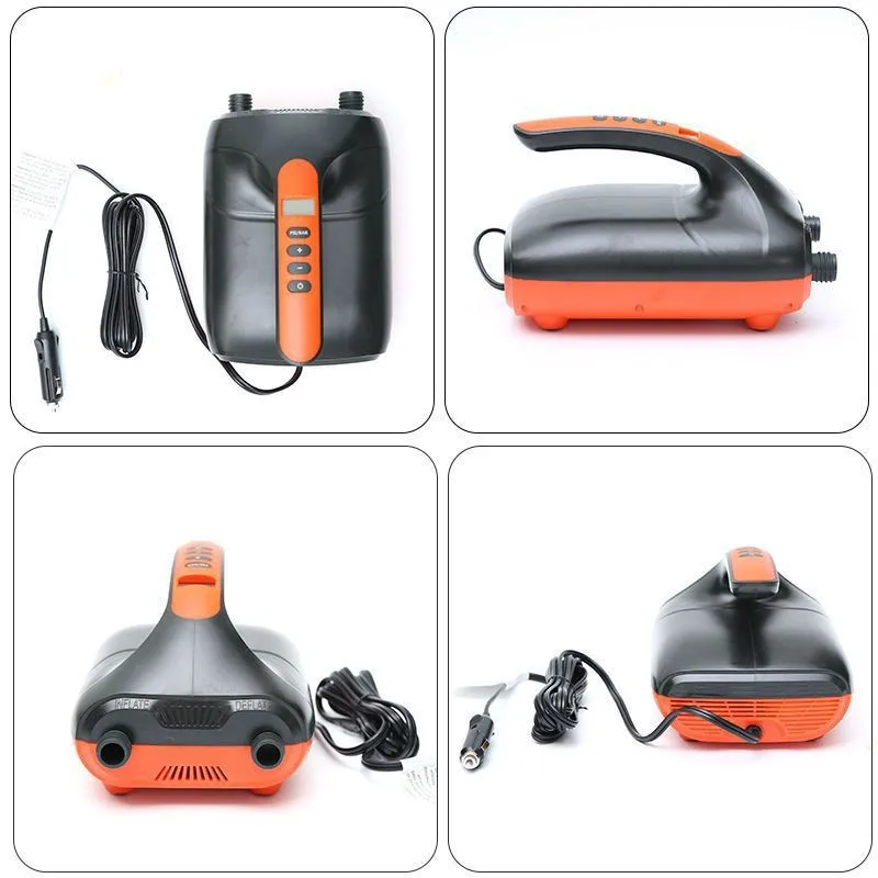 Effective Car-mounted 12V High Power Electric Inflator Pump, Portable Air Pump Suitable for SUP and Various Inflatable Boats