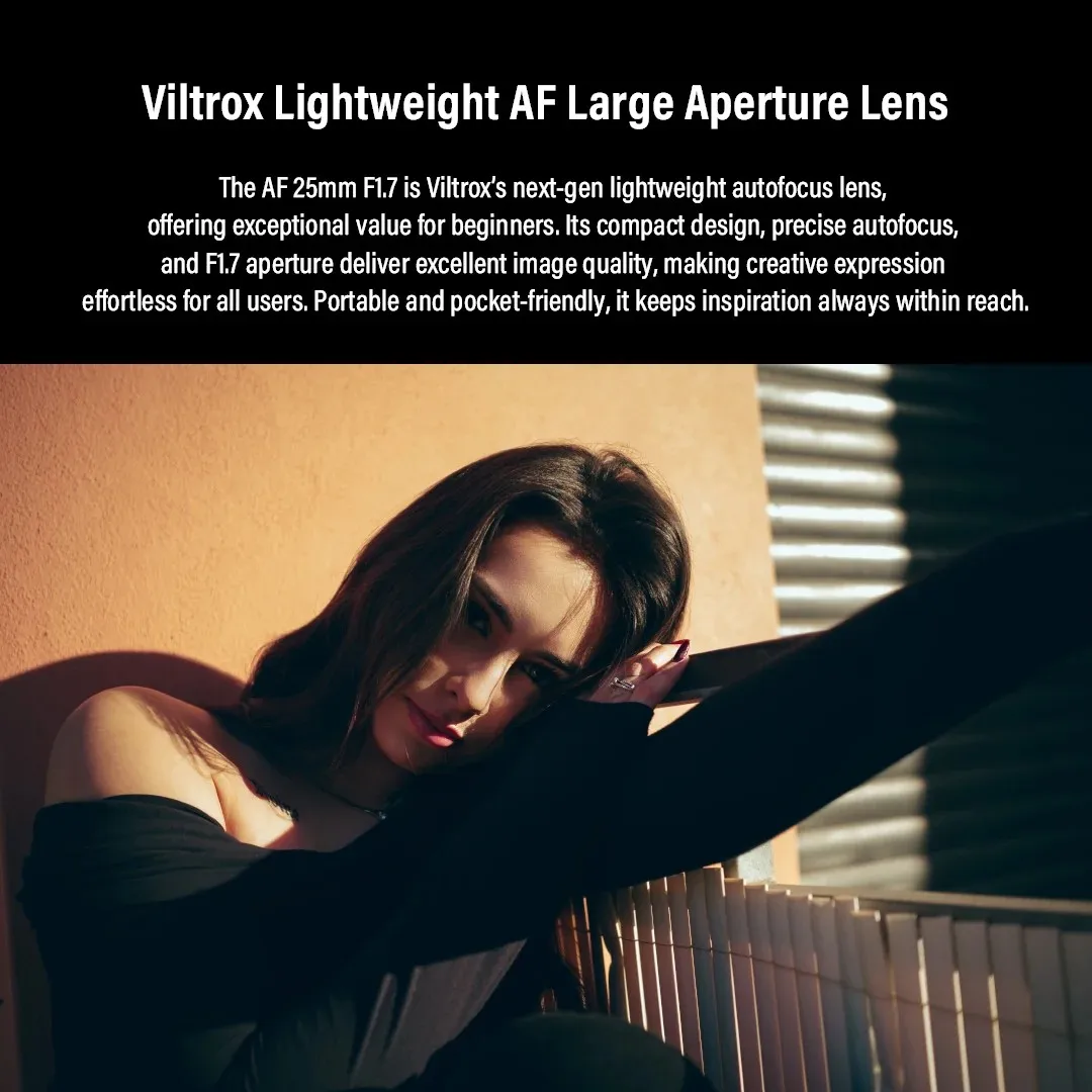 Viltrox 25 مللي متر F1.7 الهواء التركيز التلقائي APS-C رئيس عدسة ل فوجي xm5 X-T5 X-T30 II نيكون Z جبل ZFC Z50 Z7II سوني zve10 II a7iv