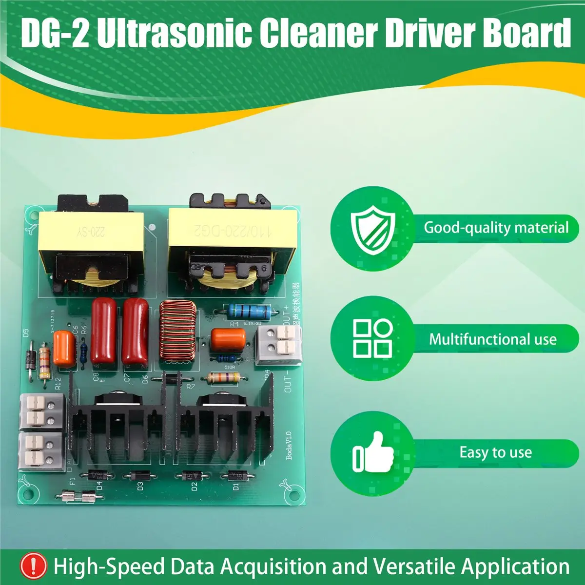 -2 Ultrasonic Cleaner Driver Board 220V 40KHz 100-120W Ultrasonic Generator Mainboard for Car Washer Washing Machine