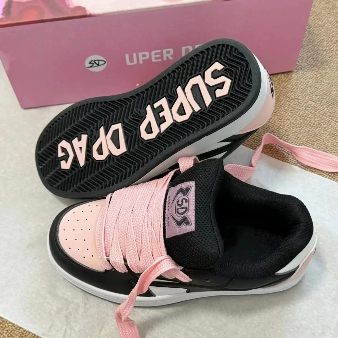 SUMMER chunky LADIES Sneakers Thick Bottom Increased Ultra-Light Non-Slip Wear-Resistant Bread Casual Sneakers Vulcanized Shoes