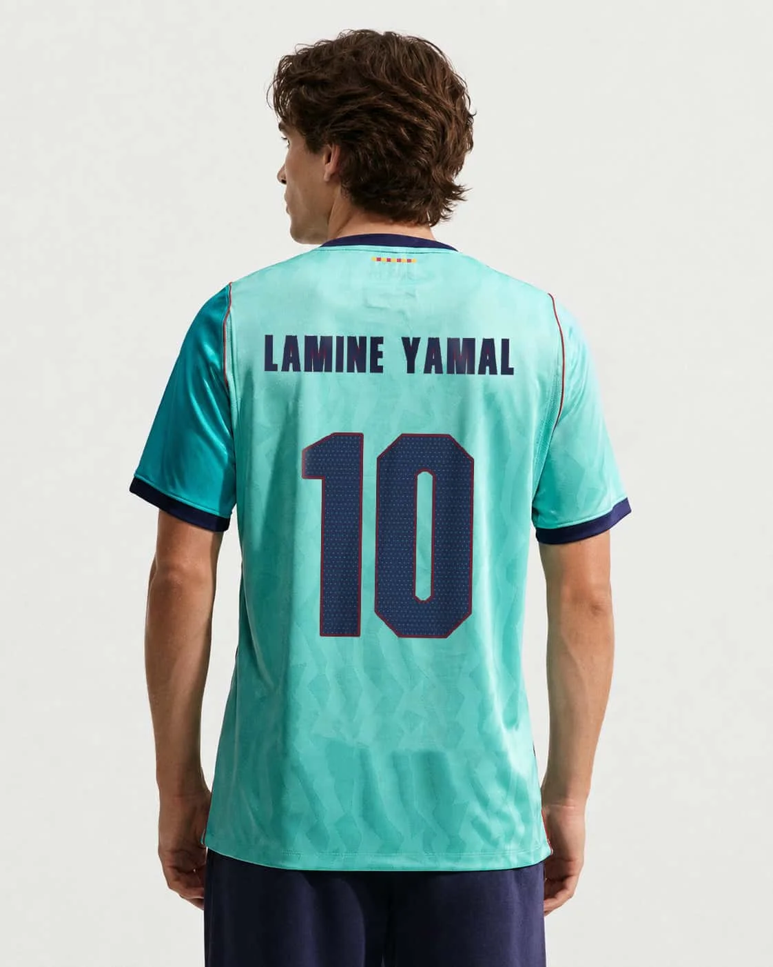 3D Fußballtrikot Yamal Nr. 10 2026-2027 Club Hohles Sporttrikot 2026 Sommer Herren Damen Sporttrikot Atmungsaktiv Schnelltrocknend Y2K-Stil – Detail 5