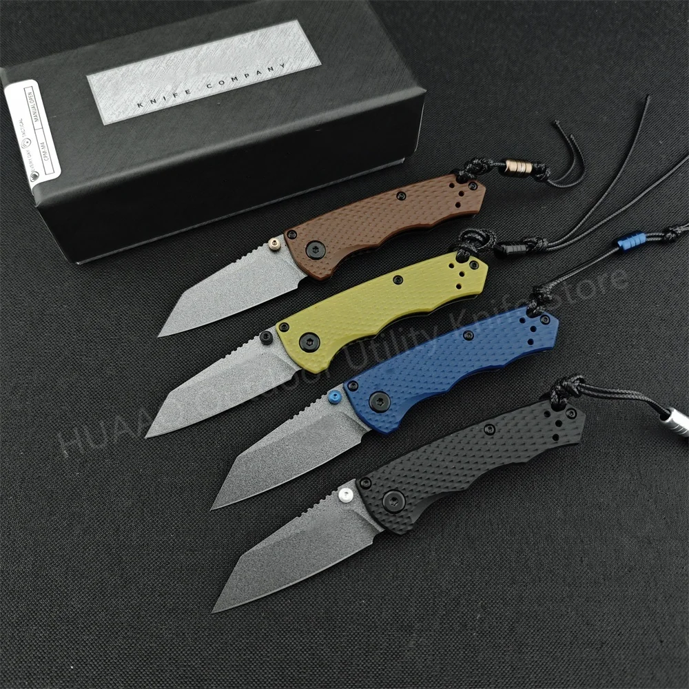 BM 290 Folding Knife 4 Color Aviation Aluminum Handle M4 Steel Blade High Quality Outdoor EDC Survival Camping Hiking Tools