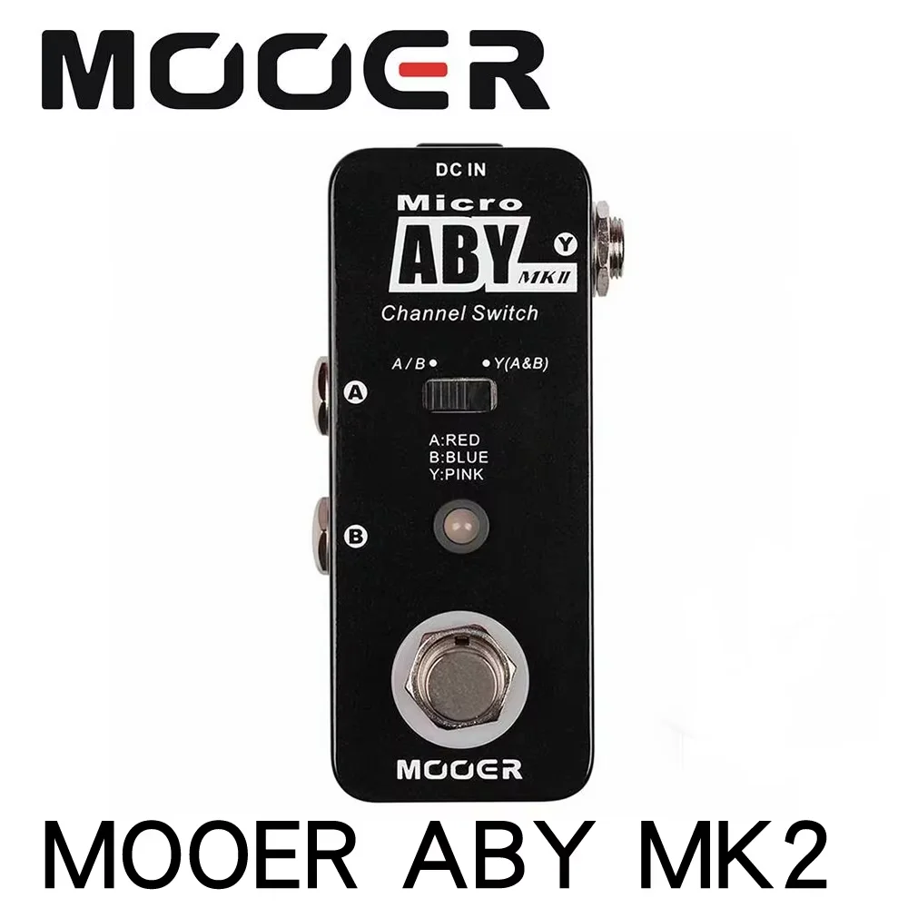 

MOOER Micro-type Aby Mk2 Guitar Effect Pedal Channel Switch Effects With True Bypass Full Metal Shell Guitar Parts