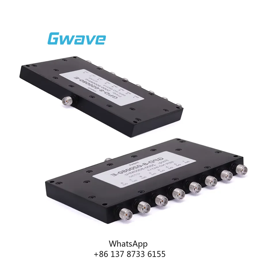 8-Way For SMA Power Divider For Telecom 2 GHz To 8 GHz Range 30 Watts